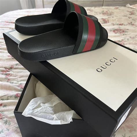 gucci slides size 5|Gucci slides in store.